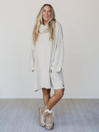 The Nest Hartlie Sweater Dress - Seashell