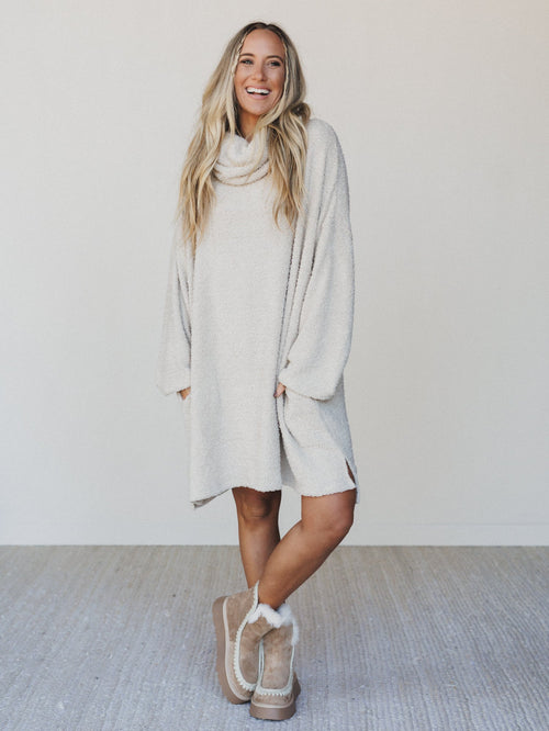 The Nest Hartlie Sweater Dress - Seashell