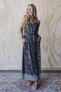 The Nest Cadet Camo Print Dress - Olive Moss