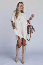 The Nest Meadowlight Tunic Dress - Cream