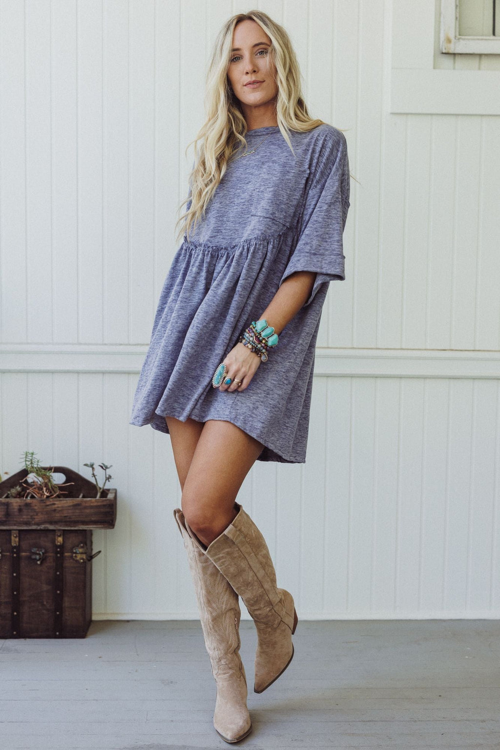 Meadow Scout Dress - Navy