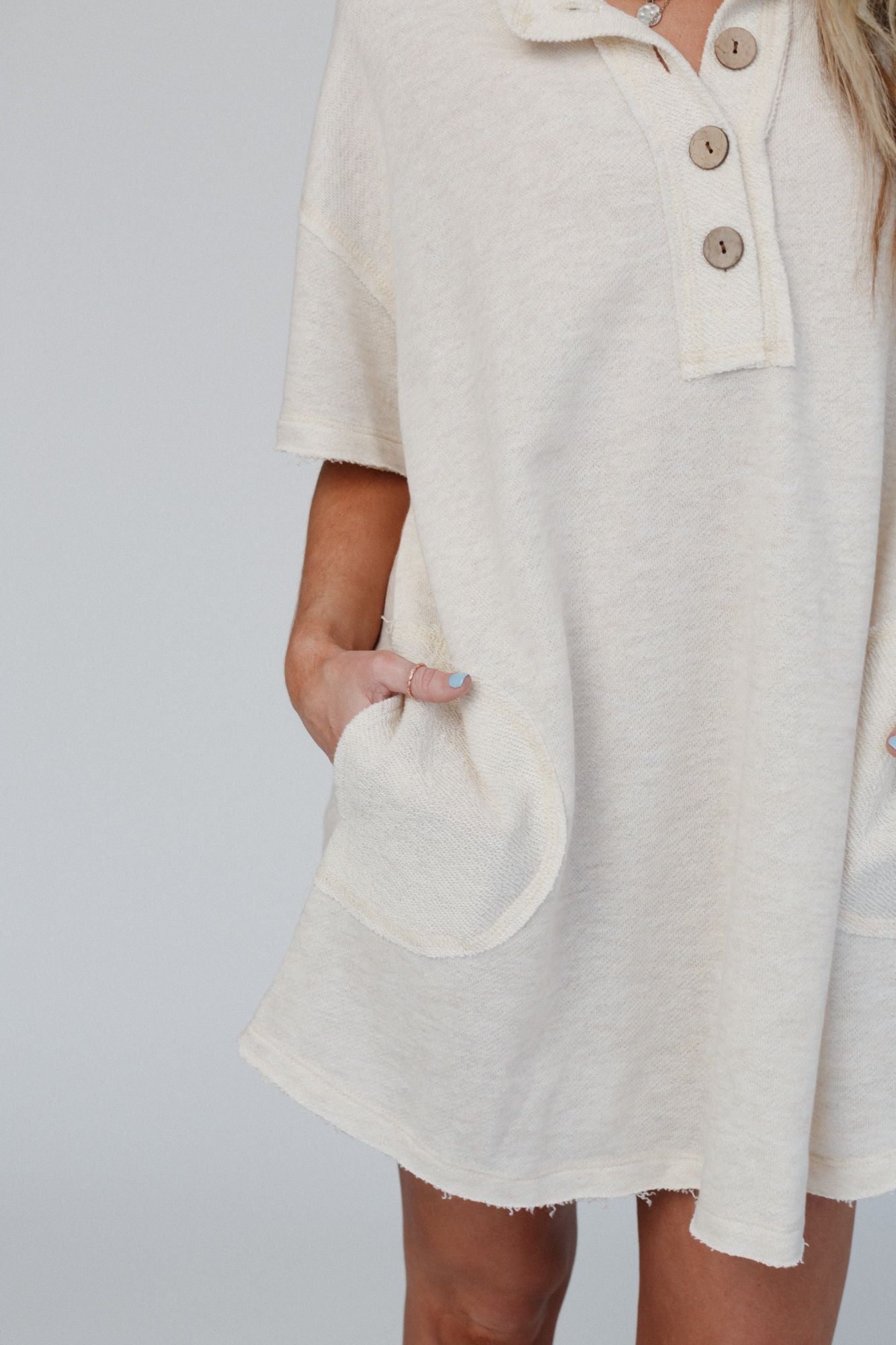 The Nest Jodi Tunic Dress - Oatmeal