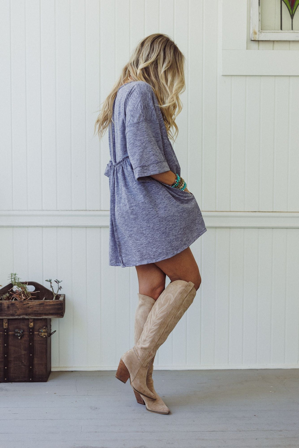 Meadow Scout Dress - Navy