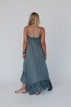 The Nest Heavenly Glow Maxi Dress - Olive